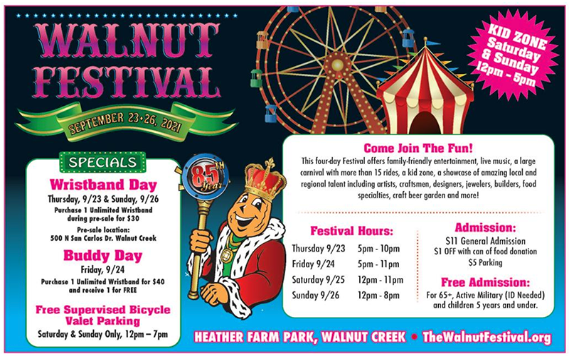 Walnut Festival 2021 ad in Your Town Monthly