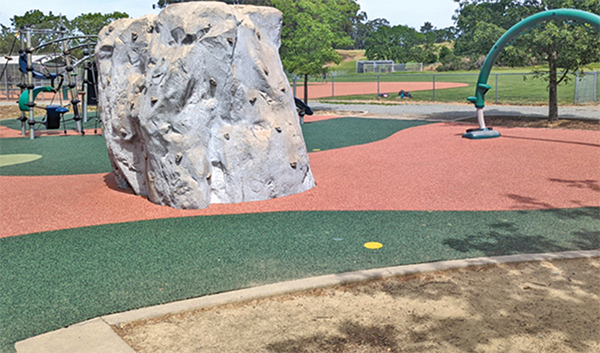 Lafayette Community Park rock climbing